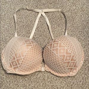 Victoria’s Secret White/Nude Racerback 34D Bra